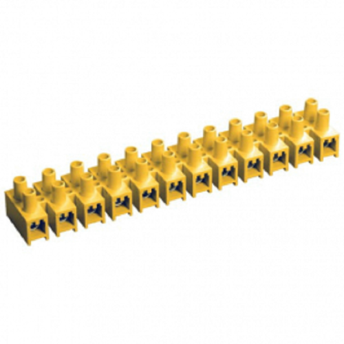 Клеммная колодка IEK ЗВИ-3 1.0-2.5мм.кв. 12пар желтый фото Клеммная колодка IEK ЗВИ-3 1.0-2.5мм.кв. 12пар желтый картинка